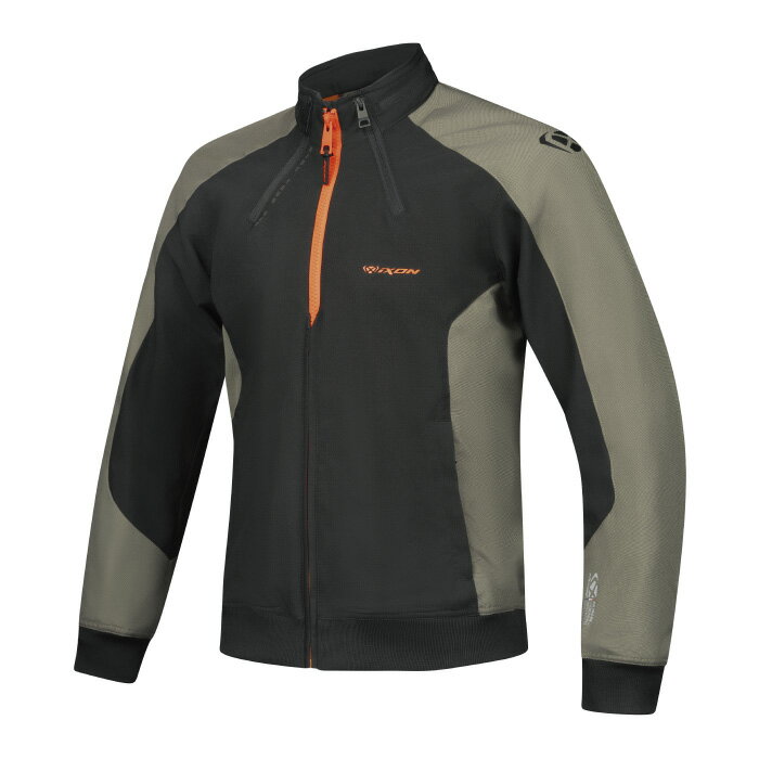 【在庫限り】IXON M-SIWA WP A 秋冬オールシーズンジャケット (100101169)BLACK/KHAKI/ORANGE(1107) イクソン アジアフィット(2.0)