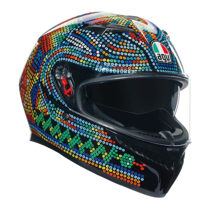 AGV K3 JIST Asian Fit ROSSI WINTER TEST 2018(18381007001)アジアンフィット バイク ヘルメット フルフェイス かっこいい おしゃれ