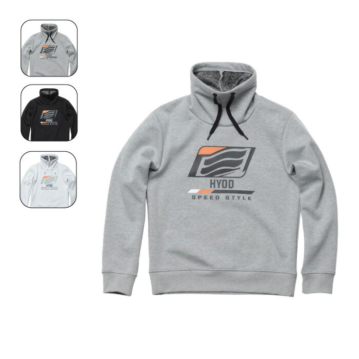 【16日はポイント10倍セール】HYOD STU744 WIND BLOCK HI NECK HEAT SWEAT SHIRTS ヒョウドウ バイク用防寒インナー バイク ウェア