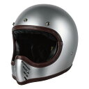 RIDEZ TRIPLE CROSS バイク用フルフェイスヘルメット シルバー