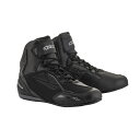 【ALPINESTARS アルパインスターズ】【レディースサイズ】STELLA FASTER-3 DYSTAR SHOES ステラ ファスター3 ドライスター シューズ （119）ブラック/シルバー（2540919）