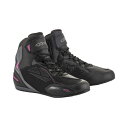 【ALPINESTARS アルパインスターズ】【レディースサイズ】STELLA FASTER-3 DYSTAR ステラ ファスター3 ドライスター シューズ （1139）ブラック/ダークグレー/フクシア（2540919）