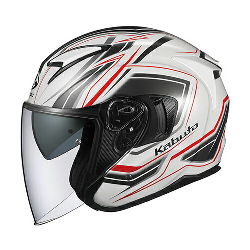 OGKカブト EXCEED CLAW(エクシード クロー) パールホワイト バイク ヘルメット シールド付ジェットタイプ ジェット かっこいい メンズ