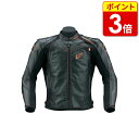 【P3倍 お買い物マラソン期間中】ヒョウドウ HSL012DN NEO-MINERVA D3O ST-X LEATHER JAC BLACK/ORANGE STITCH