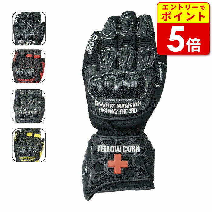 YELLOW CORN バイクジャケット手袋 M YeLLOW CORN YeLLOWCORN バイクウェア バイクジャケット イエロー