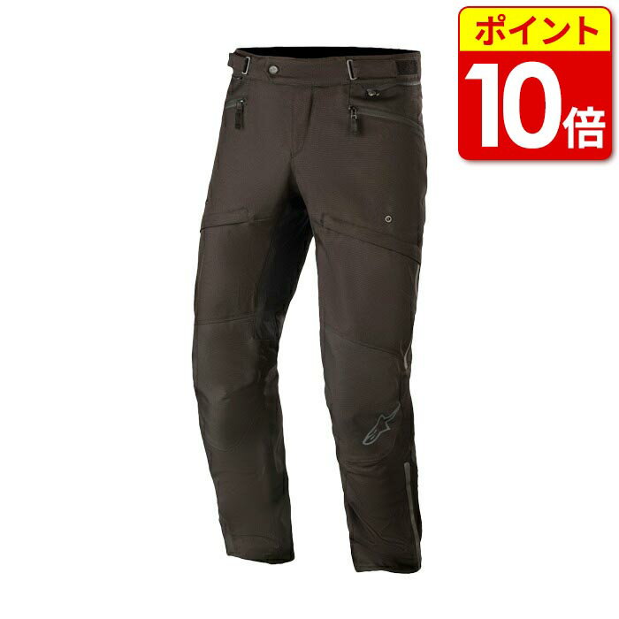 【16日は当店ポイント10倍セール】アルパインスターズ ウォータプルーフパンツ(3226121) ALPINESTARS AST-1 v2 WP PANTS ブラック 防水 秋冬 バイク ウェア