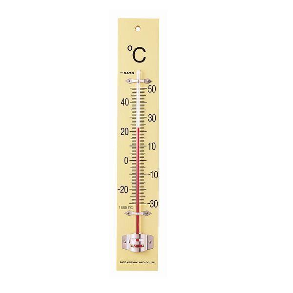 佐藤計量器製作所板付温度計1510-00-30℃～50℃