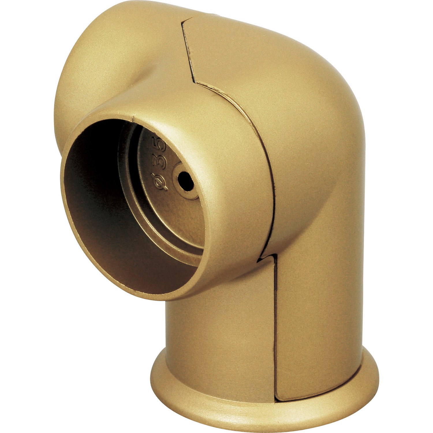 在庫限り マツ六 手すり部材 BAUHAUS セレクト 32コーナーブラケット 040-1371 BE-13G ゴールド