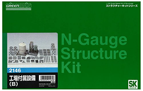 グリーンマックス GREEN MAX Nゲージ 2146 工場付属設備B (未塗装キット)