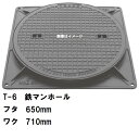 鉄マンホール 鉄蓋・枠 フタ直径650mm T-6中型トラック耐荷重 MHA-600型 沖縄離島不可(マンホール 鉄 マンホール 蓋 鉄 マンホール フタ マン...