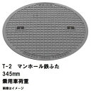 鉄マンホール 鉄蓋 フタ直径345mm T-2乗用車耐荷重 MHB-300型 沖縄離島不可(マンホール 鉄 マンホール 蓋 鉄 マンホール フタ マンホール の...
