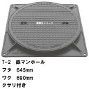 鉄マンホール 鉄蓋・枠 フタ直径645mm 鎖付 T-2乗用車耐荷重 MHB-600型 沖縄離島不可(マンホール 鉄 マンホール 蓋 鉄 マンホール フタ マン...