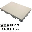 日立化成　ユニットバス排水口目皿蓋　189x289mm　高さ31mm　オフホワイト　GX26-PT0216（ヒタチ 風呂 浴室 排水溝 メザラ 化粧蓋 フタ 浴室目皿 排水溝蓋 排水口蓋 部品 代用 交換 HTECPT0216）