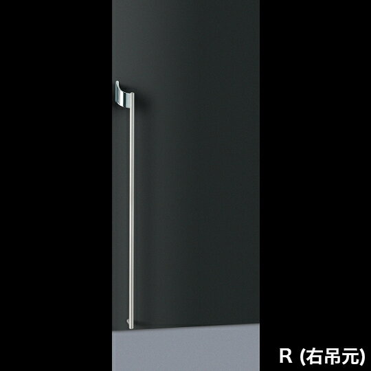 在庫確認可 ユニオン 直送 T9080-02-029-R 右吊元 建築用金物 アーキズム ドアハンドル 押し棒 ステンレス ヘアライン＋ブラス クロム 1セット（内外） L1300