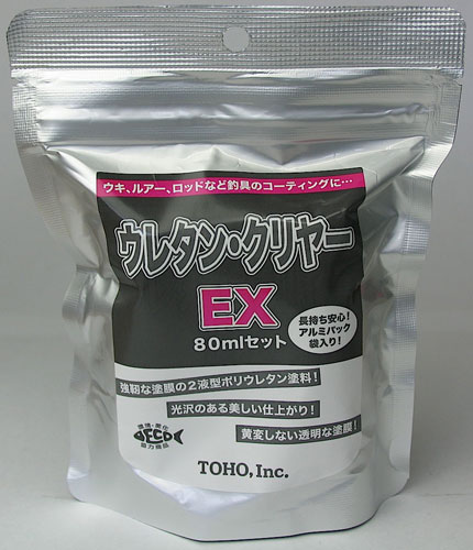 東邦産業(TOHO) ウレタン・クリヤーEX 80mlタイプ（A液：40ml B液：40ml )