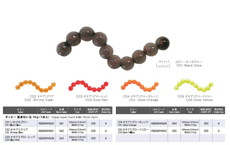 ニッコー化成 激臭匂い玉 10φ