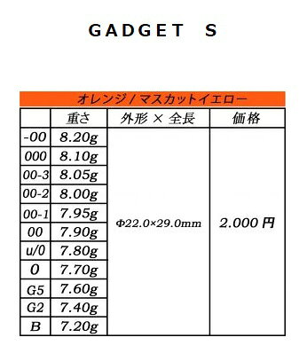 ソルブレ 【Sal-u-Bre】 ガジェット (GADGET) Sサイズ nankiya00-10029965 釣具の通販 南紀屋楽天市場店 サンプル画像2