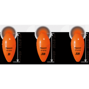 ハピソン 高輝度中通しウキ φ22×45