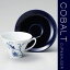 COBALT/コバルト　カップ＆ソーサー【コーヒーカップ＆ソーサー/食器/磁器/人気/売れ筋/おしゃれ/北欧風/ポルトガル製/カフェ風/cafe風/食洗器・電子レンジ対応/バレンタイン /プレゼント/誕生日/ギフト/贈り物/お祝い/結婚祝い/新築祝い/敬老の日】NANNA