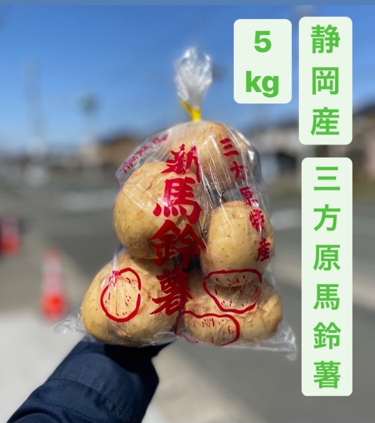 【あのマツコデラックスも絶賛!!!】【静岡三方原ばれいしょ　約5kg】【送料無料】【サイズおまかせ】【新物】【新じゃが】【北海道、沖縄への発送別途送料かかります】【北海道へは別途500円　沖縄県へは別途1000円】