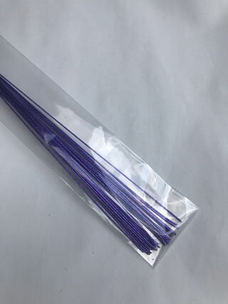 樂天商城 - カラーワイヤー　＃24　パープル（袋入り）
