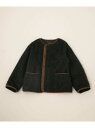 【SALE／50%OFF】NO COLLAR TRIM LINER JACKET NANO u