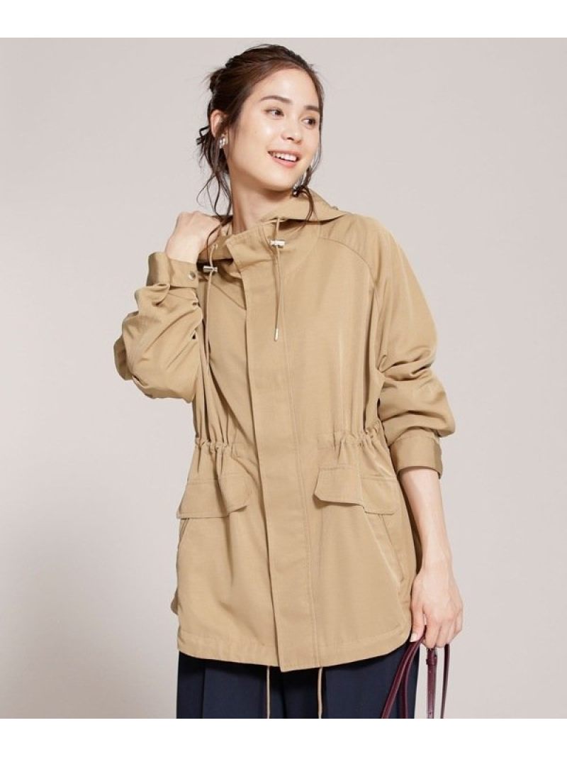 花粉バリア 撥水加工マウンテンパーカー NANO universe ナノユニバース ジャケット・アウター ブルゾン・ジャンパー ベージュ ネイビー【送料無料】[Rakuten Fashion]のサムネイル