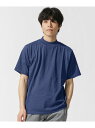 LB.03/Anti Soaked 汗染み防止 モックネックTシャツ NANO universe ナノユニバース トップス カットソー・Tシャツ ネイビー