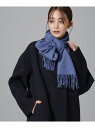 【SALE/40%OFF】カシミヤストール NANO universe ナノユニバース ファッション雑貨 マフラー・ストール・ネックウォーマー ブラウン ホワイ...