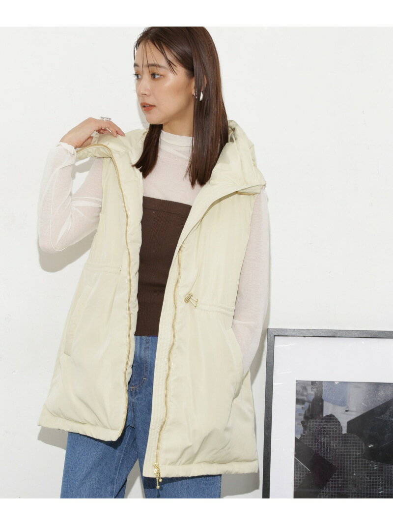 ナノ・ユニバース ベスト レディース 【SALE／40%OFF】eco cloud W-ZIP ミドルベスト NANO universe ナノユニバース ジャケット・アウター その他のジャケット・アウター イエロー ブラック ホワイト【RBA_E】【送料無料】[Rakuten Fashion]