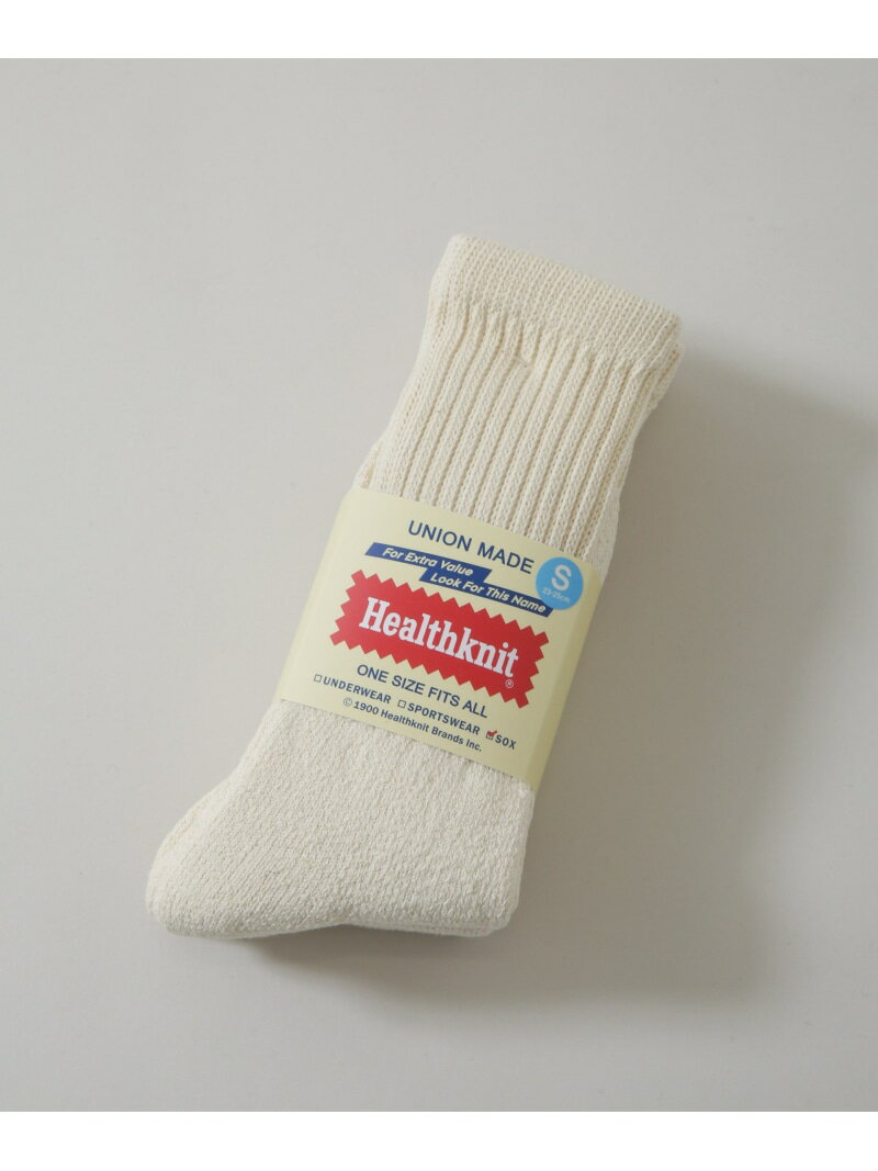 Healthknit/シンカークラシック無地SOX NANO universe ナノユニバース 靴下・レッグウェア その他の靴下・レッグウェア ホワイト[Rak...