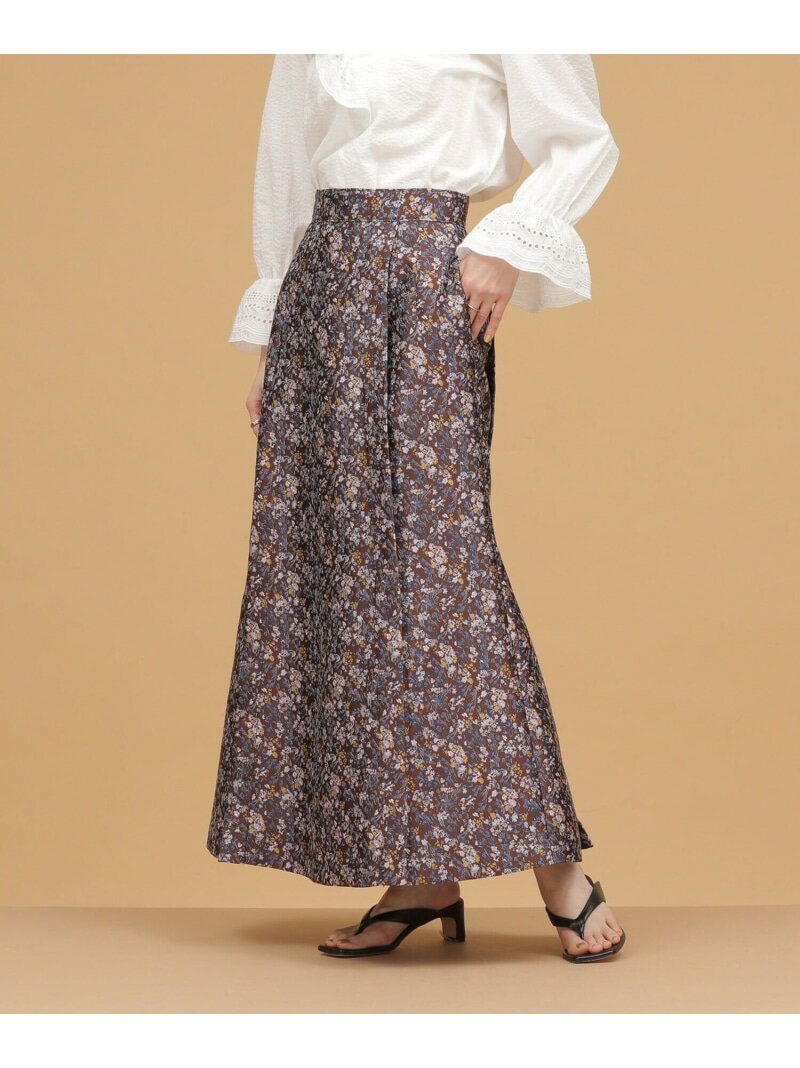 【SALE／80%OFF】LB.03/フラワージャカードマーメイドスカート NANO universe ナノユニバース スカート..