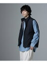 【SALE/70%OFF】ライトパデッドベスト NANO universe ナノユニバース トップス ベスト・ジレ ブラウン ブラック【RBA_E】[Rakut...