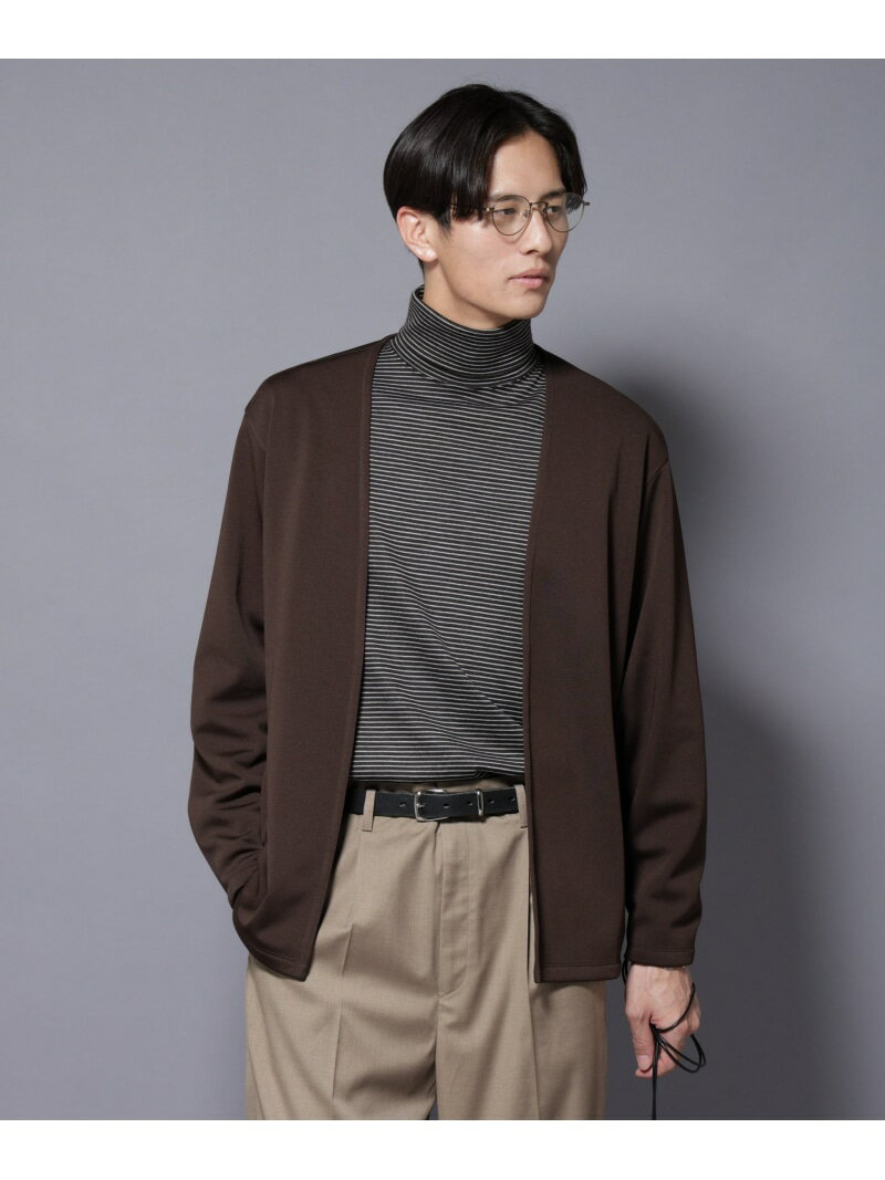 「MC」coveross(R) フリースボンディングトッパーブルゾン NANO universe ナノユニバース トップス カットソー・Tシャツ ブラウン ブラック【送料無料】[Rakuten Fashion]