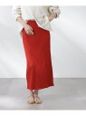 RITA ROW/FLAIR SKIRT NANO universe ナノユニバース スカート ミディアムスカート レッド【送料無料】[Rakuten Fash...