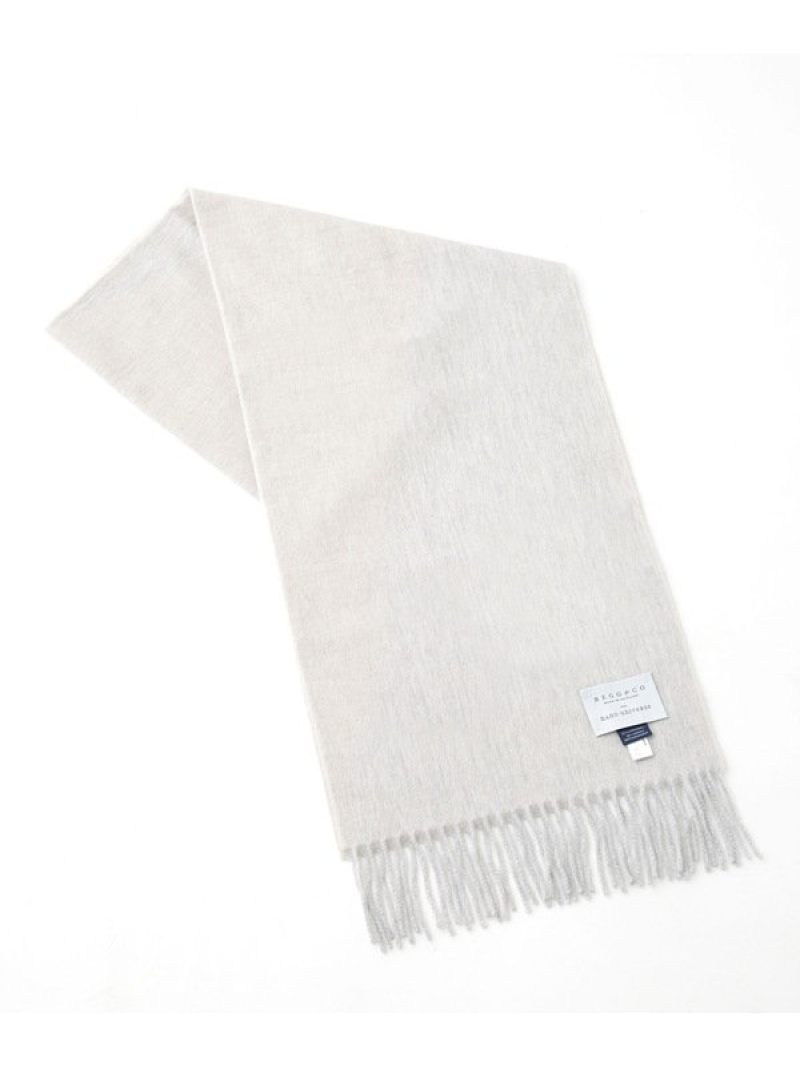 【SALE／40%OFF】別注WFダイヤゴナルマフラー BEGG ナノユニバース ファッショングッズ マフラー/スヌード グレー パープル【RBA_E】【送料無料】[Rakuten Fashion]