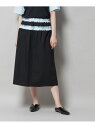 OperaSPORT/ALBERTINE SKIRT NANO universe ナノユニバース スカート ミディアムスカート ブラック【送料無料】[Rakut...