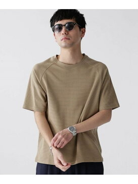 [Rakuten Fashion]【SALE／10%OFF】《WEB限定》シャイニーリップルラグラン七分袖カットソー nano・universe ナノユニバース カットソー Tシャツ ホワイト ベージュ ネイビー カーキ【RBA_E】【先行予約】*