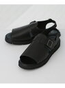 foot the coacher/OPEN TOE SANDALS NANO universe ナノユニバース シューズ・靴 サンダル ブラック【送料無料】[R...