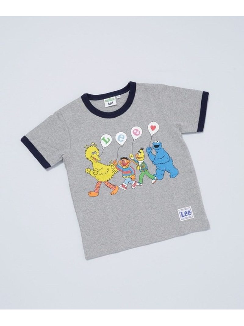 【SALE／30%OFF】SESAME STREET H/S TEE 1 Lee ナノユニバース カットソー Tシャツ グレー ベージュ ホワイト【RBA_E】[Rakuten Fashion]