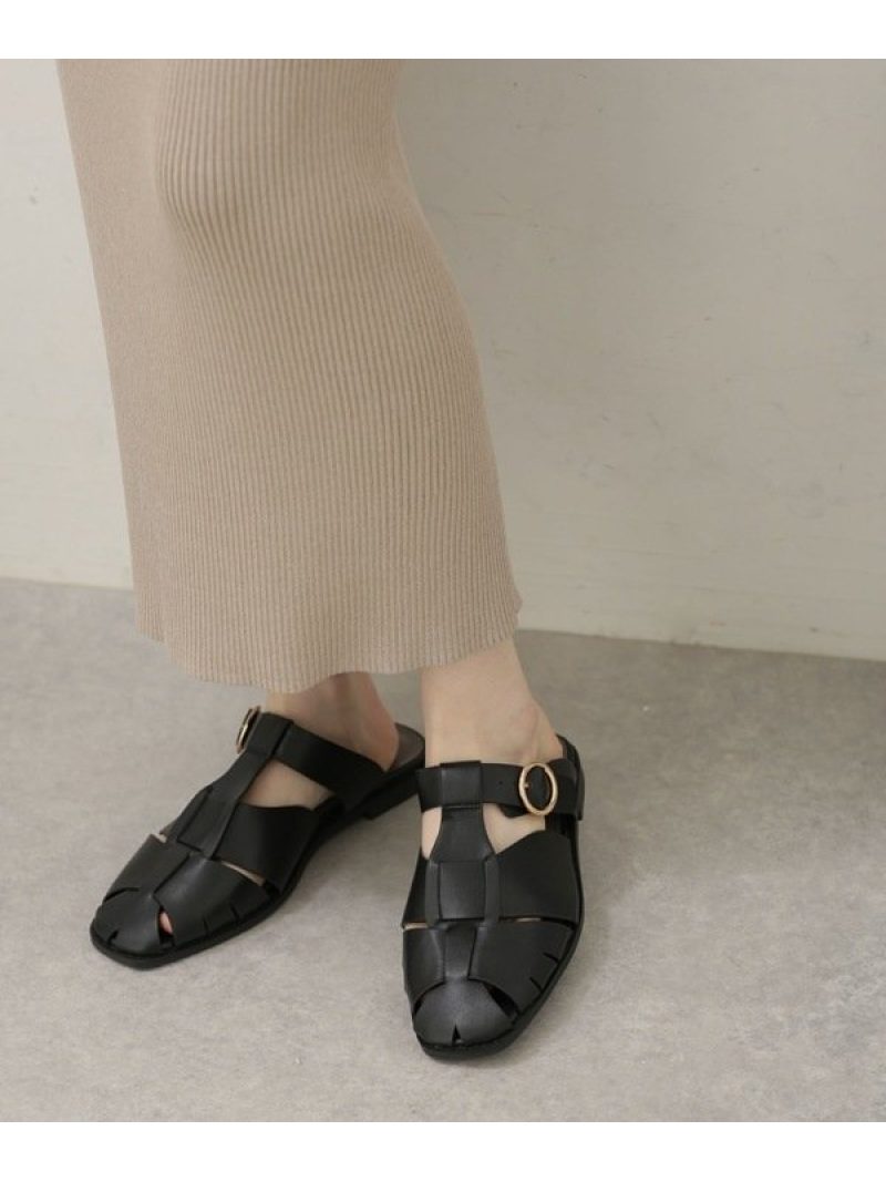 【SALE／40%OFF】LB.04/グルカスリッポンサンダル NANO universe ナノユニバース シューズ・靴 サンダル ブラック ホワイト ブラウン【RBA_E】[Rakuten Fashion]