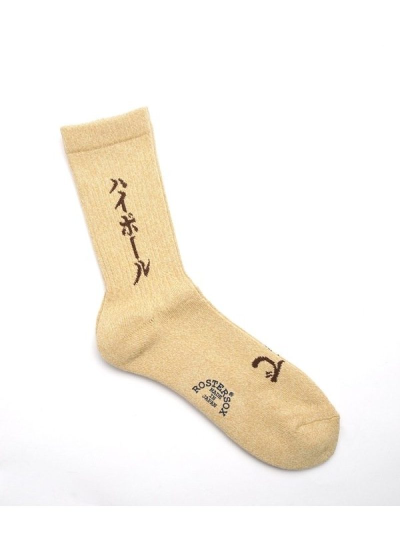 ROSTER SOX/HIGHBALL NANO universe ナノユニバース 靴下・レッグウェア その他の靴下・レッグウェア イエロー[Rakuten Fashion]