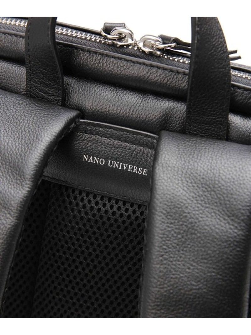 バッグ バッグ メンズ ナノユニバース シャイニーレザー Nano Universe バックパック リュック スクエアbag Nano Universe リュック バックパック バッグ Rba E ナノユニバース Sale 10 Off ナノユニバース ブラック 送料無料 Rakuten Fashion Nano Universe