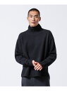 【SALE/50%OFF】「ASSEMBLANC」プーギノックラムルーズハイネックセーター NANO universe ナノユニバース トップス ニット ブラッ...