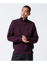 【SALE/50%OFF】「ASSEMBLANC」フレンチウールアゼ編みハイネックプルオーバー NANO universe ナノユニバース トップス ニット グ...