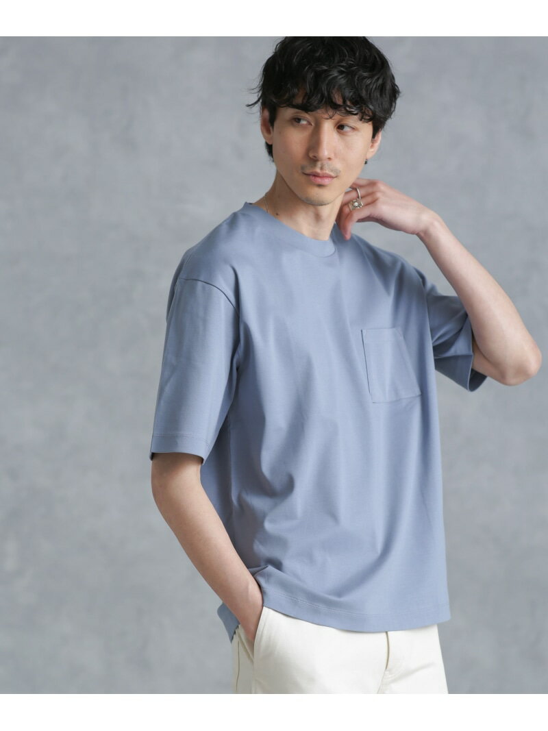 【SALE／40%OFF】アンチスメル BIGTシャツ 半袖 NANO universe ナノユニバース トップス カットソー・Tシャツ ブラック ホワイト ブルー グレー【RBA_E】[Rakuten Fashion]