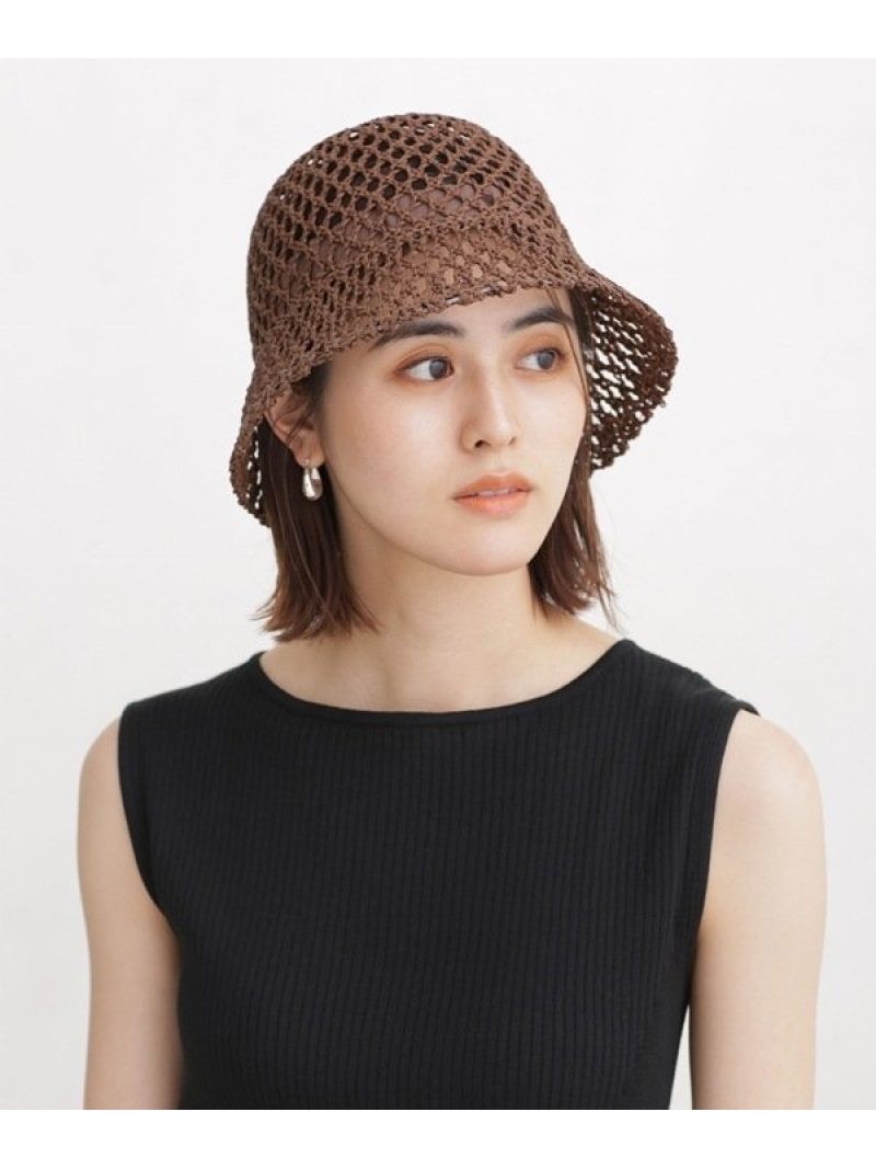【SALE／70%OFF】バケットハット NANO universe ナノユニバース 帽子 その他の帽子 ブラウン グリーン【RBA_E】[Rakuten Fashion]のサムネイル