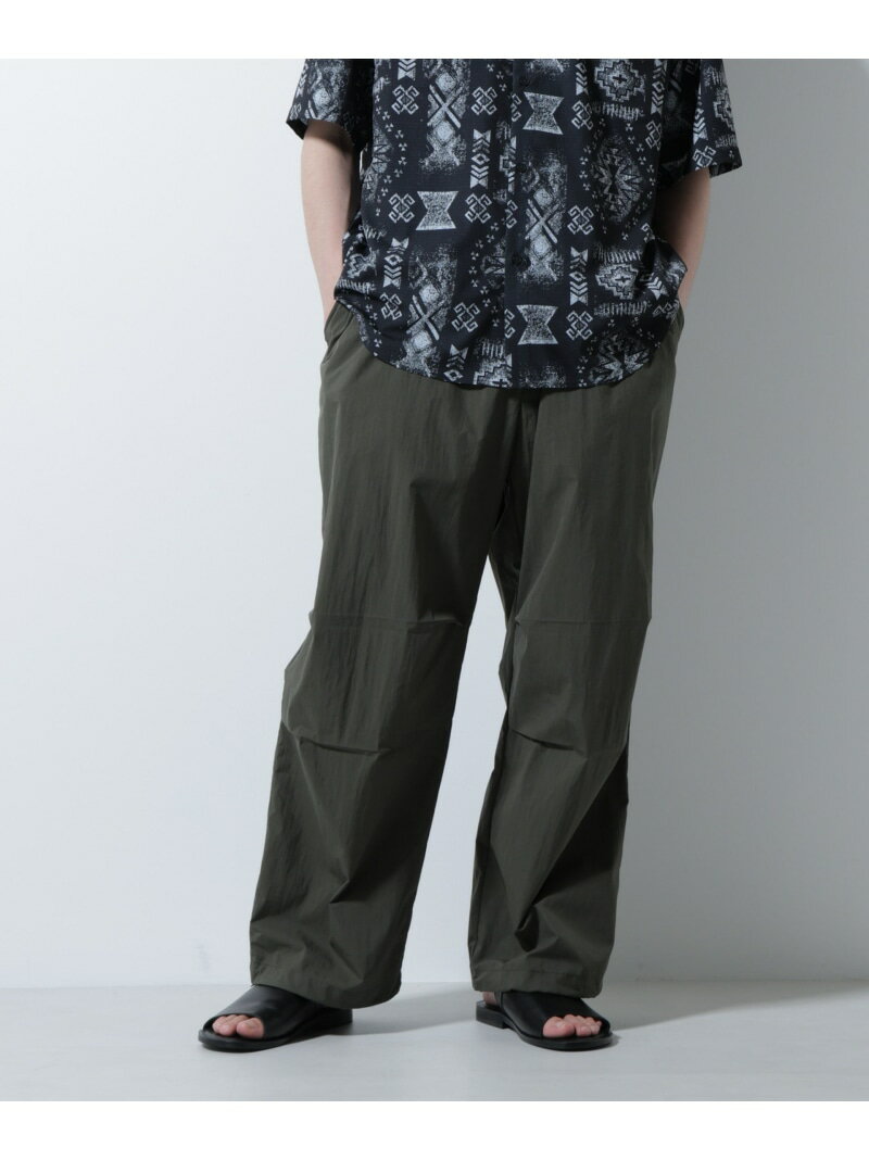 【SALE／10%OFF】ライトウェイトバギーパンツ NANO universe ナノユニバース パンツ その他のパンツ ブラック カーキグリーン グレー【RBA_E】【送料無料】[Rakuten Fashion]