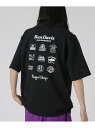 【SALE／40 OFF】BEN DAVIS/BEN DAVIS別注バックナインズ Tシャツ NANO universe ナノユニバース トップス カットソー Tシャツ ブラック ホワイト ブルー【RBA_E】 Rakuten Fashion