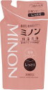 ミノン全身シャンプーしっとりタイプ 詰替用380ml ／敏感肌 乾燥肌 保湿洗浄 微香性 洗浄料 洗髪料